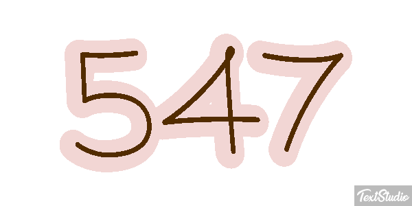 547 Efecto de texto