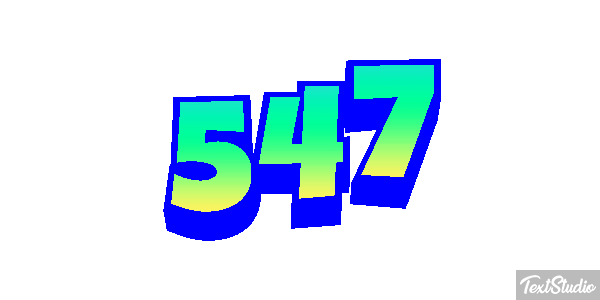 547 Efecto de texto