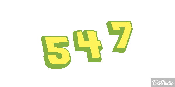 547 Efecto de texto