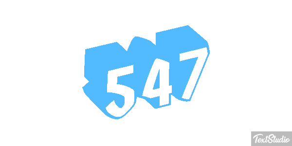 547 Efecto de texto