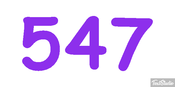 547 Efecto de texto