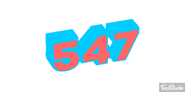 547 Efecto de texto
