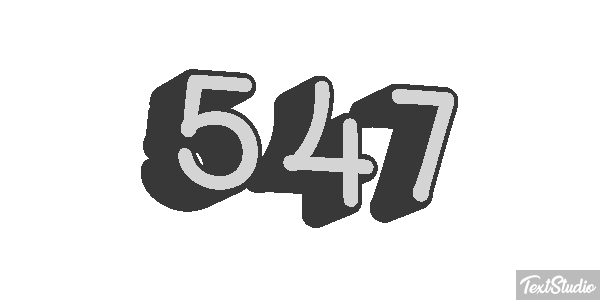 547 Efecto de texto