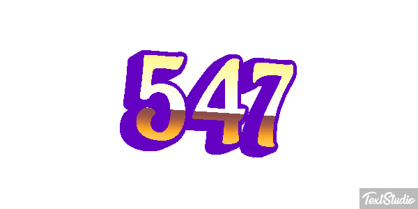 547 Efecto de texto
