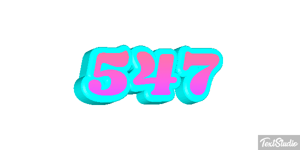 547 Efecto de texto