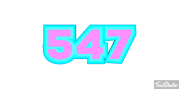 547 Efecto de texto