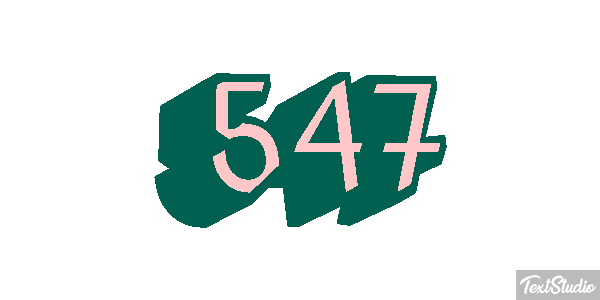 547 Efecto de texto