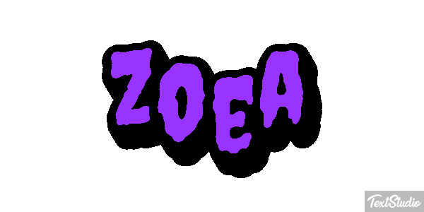 Zoea Effetto testo