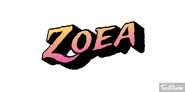 Zoea Effetto testo