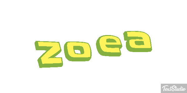 Zoea Effetto testo