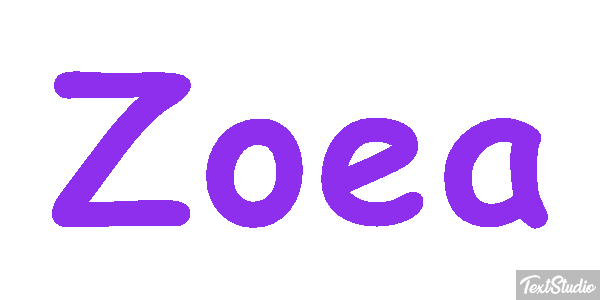 Zoea Effetto testo
