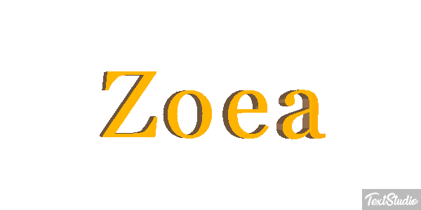 Zoea Effetto testo