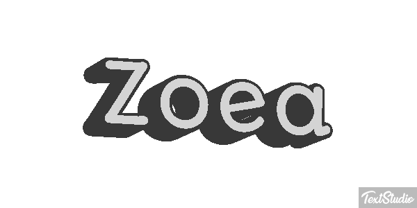 Zoea Effetto testo