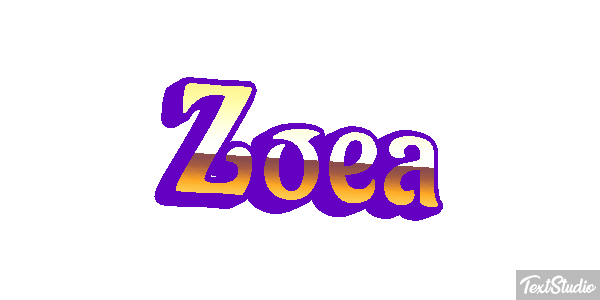 Zoea Effetto testo