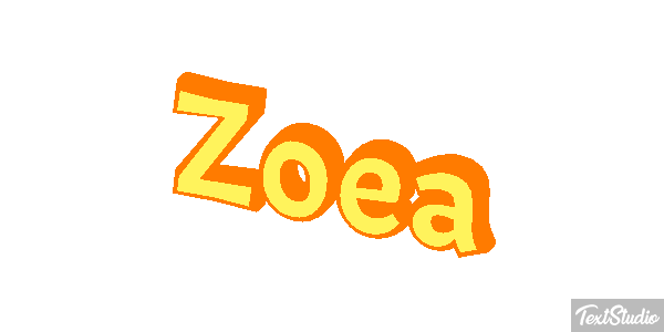 Zoea Effetto testo