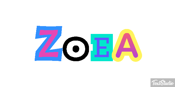 Zoea Effetto testo