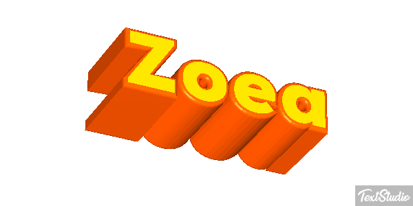 Zoea Effetto testo