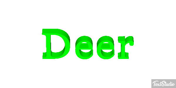 Deer Metin efekti