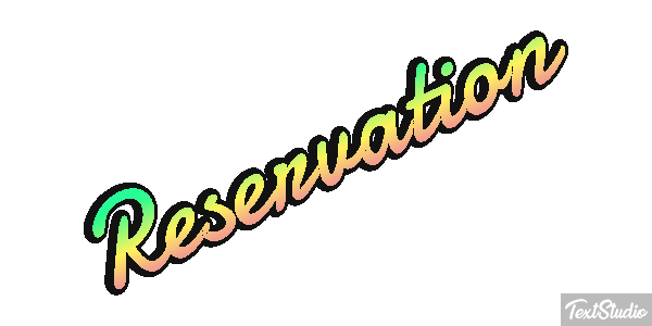 Reservation Effet de texte