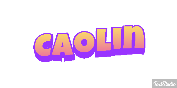 Caolin Text effect