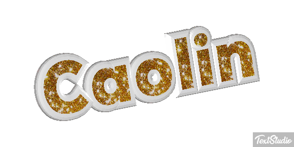 Caolin Text effect