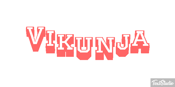 Vikunja Texteffekt