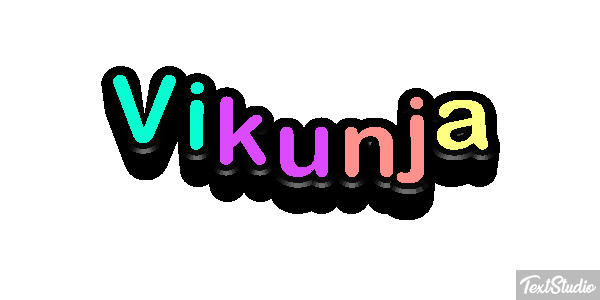 Vikunja Texteffekt