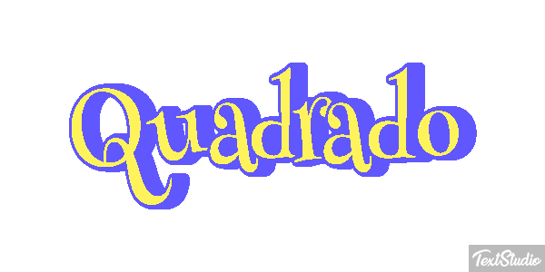 Quadrado Text effect