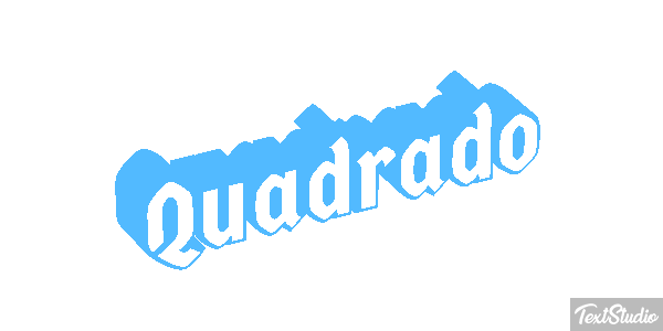 Quadrado Text effect
