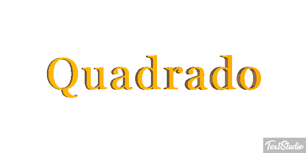 Quadrado Text effect