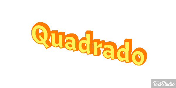 Quadrado Text effect