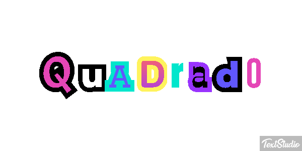 Quadrado Text effect