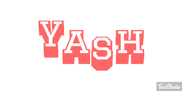 Yash Текстовый эффект