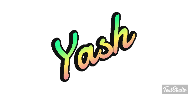 Yash Текстовый эффект