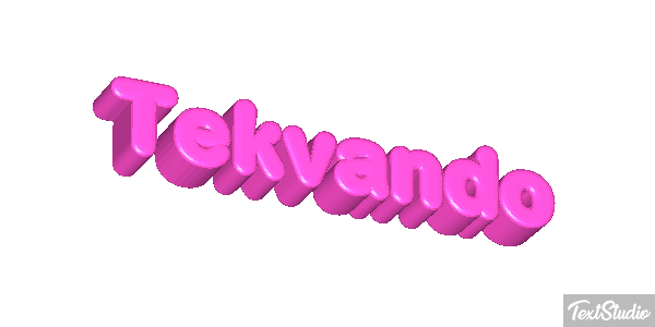 Tekvando Text effect