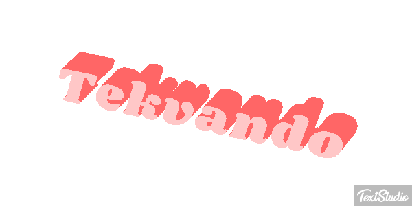 Tekvando Text effect