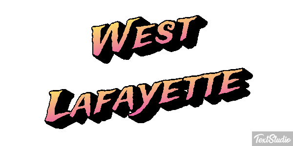 West Lafayette Efekt tekstowy