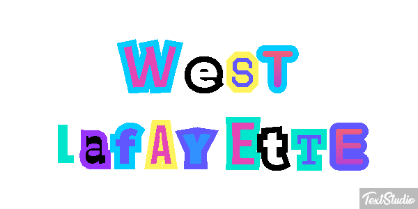 West Lafayette Efekt tekstowy