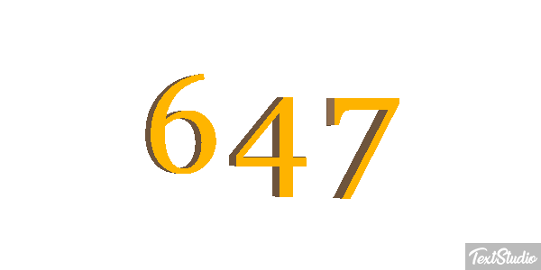 647 Effet de texte