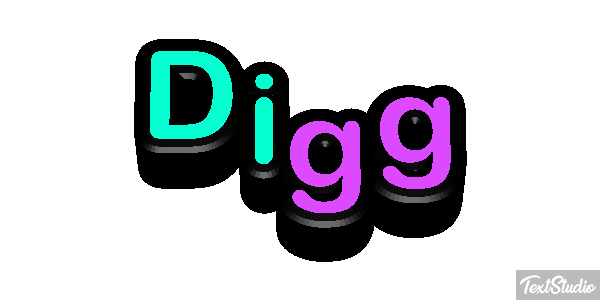 Digg Text effect