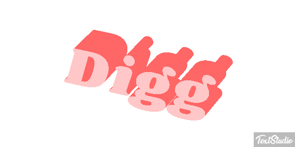 Digg Text effect