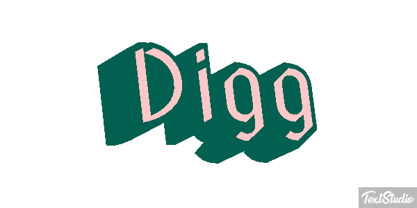 Digg Text effect