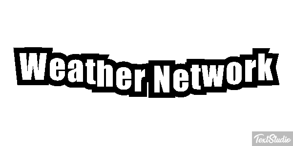 Weather Network Text effect