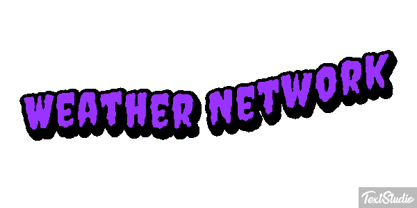 Weather Network Text effect