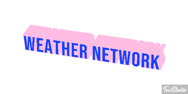 Weather Network Text effect