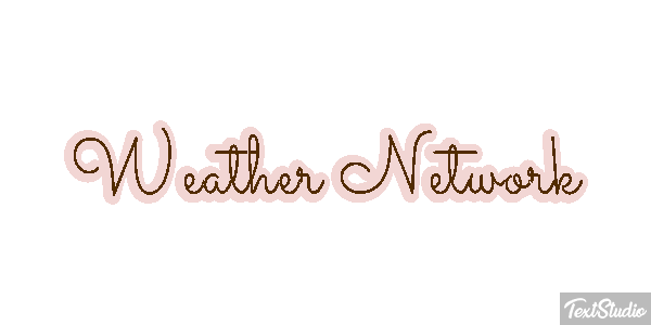 Weather Network Text effect