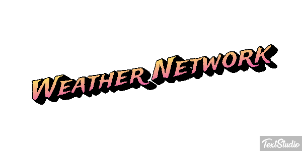 Weather Network Text effect
