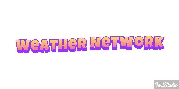 Weather Network Text effect