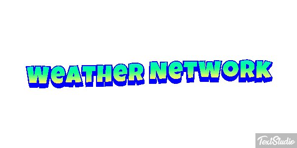 Weather Network Text effect