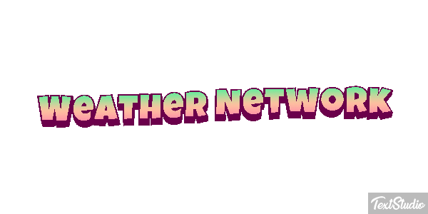 Weather Network Text effect